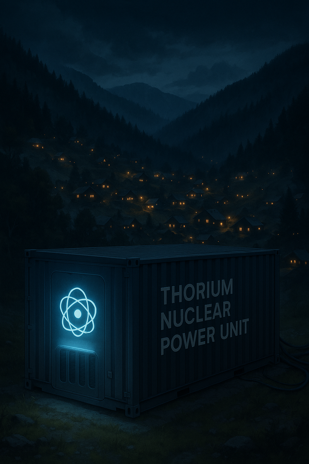 Modular thorium reactor in a container